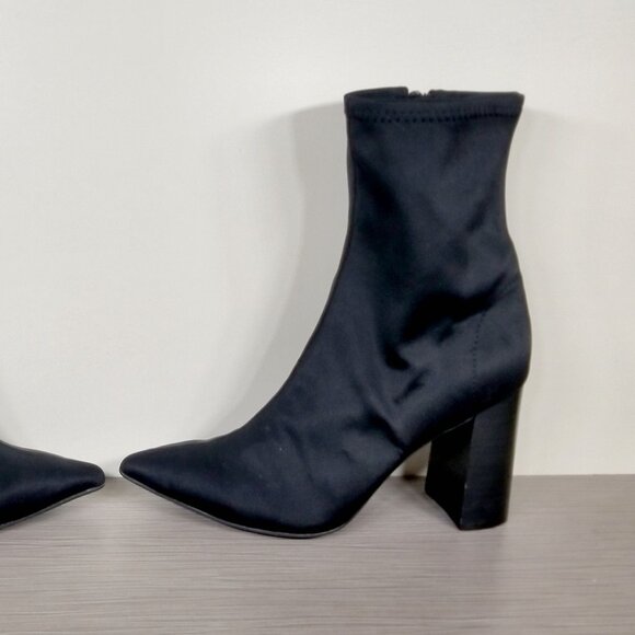 Jeffrey Campbell Siren Bootie, Black Neoprene, Womens Size 6 M - Picture 8 of 10